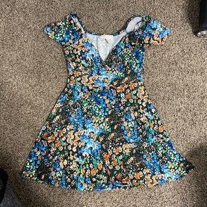 colorful flower dress
